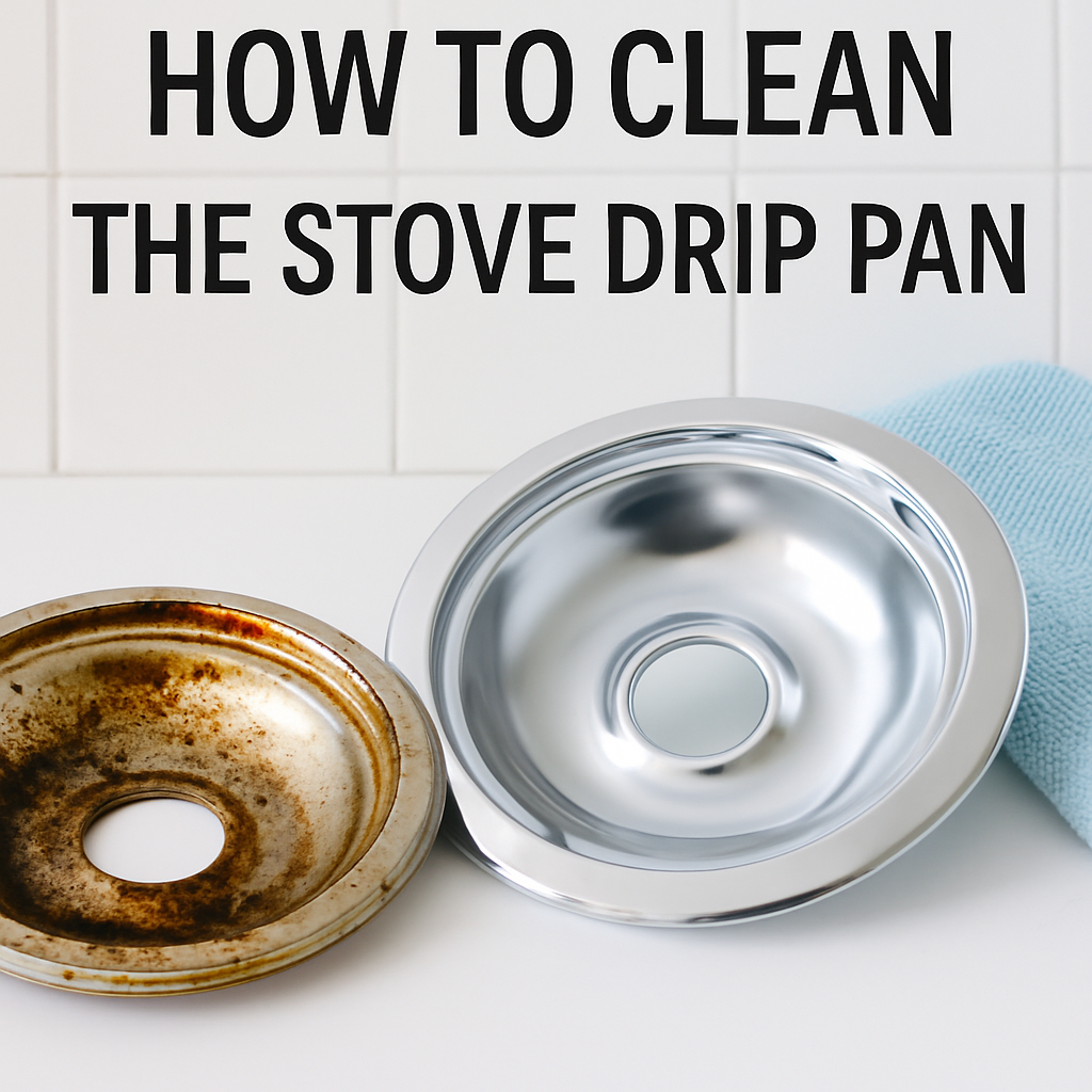 How to clean the stove drip pan | How to clean the stove | how to clean a stovetop